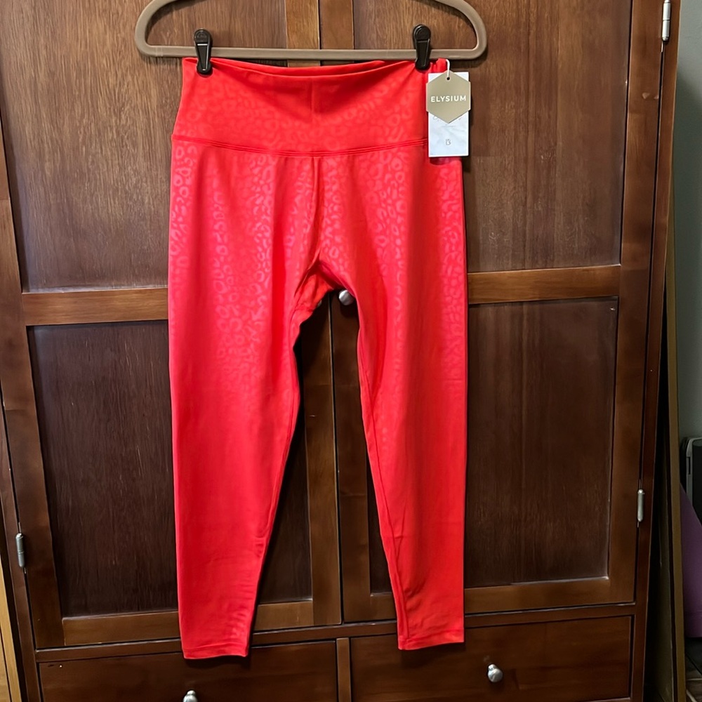 NEW BuffBunny Red Leopard Leggings - XL
